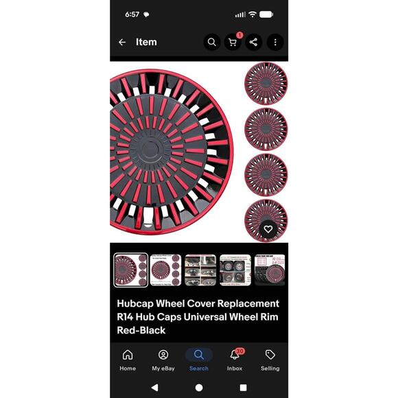 4 - 14" Hubcap Wheel Cover Replacement * new* - Picture 4 of 7